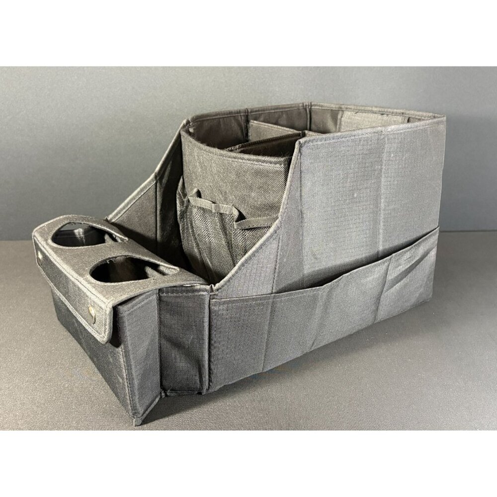 Member's Mark Car Vehicle Seat Organizer Portable Cup Holder Black Storage Sam's